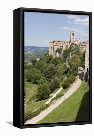 Duomo of Colle Alta in Colle Di Val D'Elsa, Tuscany, Italy-Martin Child-Framed Stretched Canvas