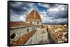 Duomo of Florence, Tuscany, Italy-George Oze-Framed Stretched Canvas