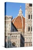 Duomo Santa Maria Del Fiore and Giotto's Campanile in Florence, Tuscany, Italy-null-Stretched Canvas