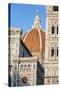 Duomo Santa Maria Del Fiore and Giotto's Campanile in Florence, Tuscany, Italy-null-Stretched Canvas