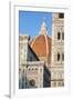 Duomo Santa Maria Del Fiore and Giotto's Campanile in Florence, Tuscany, Italy-null-Framed Premium Photographic Print