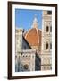 Duomo Santa Maria Del Fiore and Giotto's Campanile in Florence, Tuscany, Italy-null-Framed Photographic Print