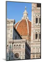 Duomo Santa Maria Del Fiore and Giotto's Campanile in Florence, Tuscany, Italy-null-Mounted Photographic Print