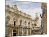 Duomo Square and the Baroque Facade of the Town Hall Palace, Syracuse, Sicily, Italy, Europe-Olivieri Oliviero-Mounted Photographic Print