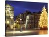 Duomo Square at Christmas, Ortygia, Siracusa, Sicily, Italy, Europe-Vincenzo Lombardo-Stretched Canvas