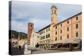 Duomo Square, Pietrasanta, Tuscany, Italy, Europe-Vincenzo Lombardo-Stretched Canvas