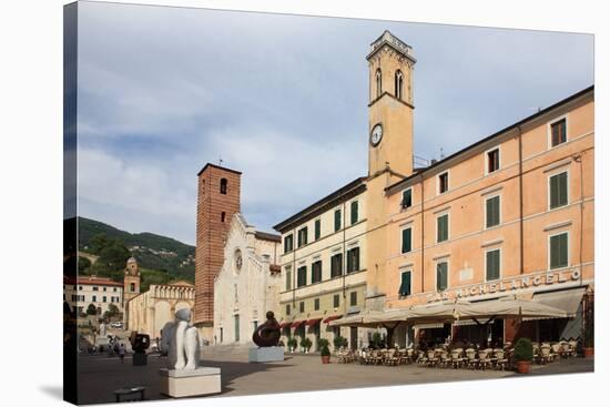 Duomo Square, Pietrasanta, Tuscany, Italy, Europe-Vincenzo Lombardo-Stretched Canvas