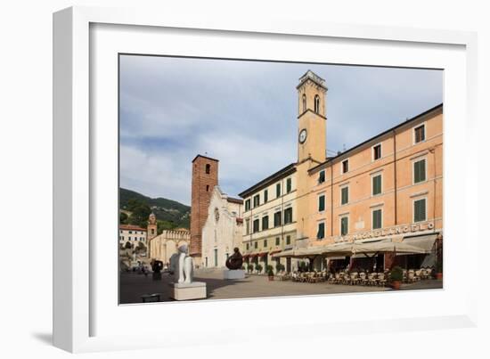 Duomo Square, Pietrasanta, Tuscany, Italy, Europe-Vincenzo Lombardo-Framed Photographic Print