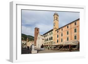 Duomo Square, Pietrasanta, Tuscany, Italy, Europe-Vincenzo Lombardo-Framed Photographic Print