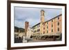 Duomo Square, Pietrasanta, Tuscany, Italy, Europe-Vincenzo Lombardo-Framed Photographic Print