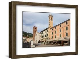 Duomo Square, Pietrasanta, Tuscany, Italy, Europe-Vincenzo Lombardo-Framed Photographic Print