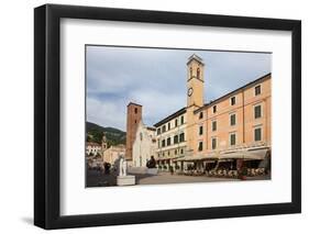 Duomo Square, Pietrasanta, Tuscany, Italy, Europe-Vincenzo Lombardo-Framed Photographic Print