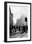 Duomo Square-Mario de Biasi-Framed Premium Giclee Print