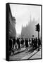 Duomo Square-Mario de Biasi-Framed Stretched Canvas