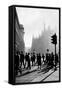 Duomo Square-Mario de Biasi-Framed Stretched Canvas