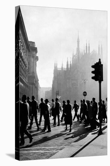 Duomo Square-Mario de Biasi-Stretched Canvas