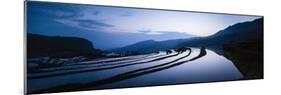 Duoyishu Rice Terraces at dawn, Yuanyang, Yunnan Province, China-Panoramic Images-Mounted Photographic Print