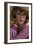 Duplicate- Head Shot of Model Patti Hansen Wearing Pink Alley Cat by Betsey Johnson-Rico Puhlmann-Framed Premium Giclee Print