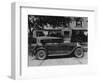 Dupont Automobile on Front of House, C.1919-30 (B/W Photo)-American Photographer-Framed Premium Giclee Print