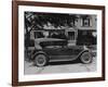 Dupont Automobile on Front of House, C.1919-30 (B/W Photo)-American Photographer-Framed Giclee Print