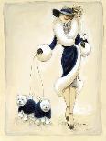 Lady Burlesque III-Dupre-Mounted Giclee Print
