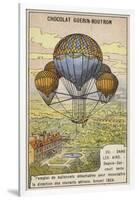 Dupuis-Delcourt Attempting to Measure the Direction of Air Currents Using Detatchable Balloons-null-Framed Giclee Print