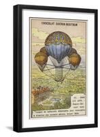 Dupuis-Delcourt Attempting to Measure the Direction of Air Currents Using Detatchable Balloons-null-Framed Giclee Print