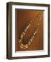 Duqaq Necklace, Composed of Elements in Macro-Granular Wrought Silver and Pacific Coral, Yemen-null-Framed Giclee Print