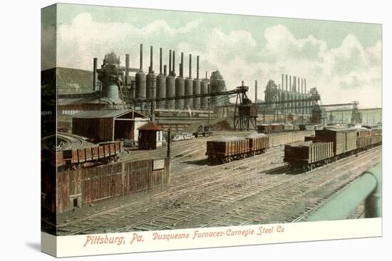 Duquesne Furnaces, Carnegie Steel, Pittsburgh, Pennsylvania-null-Stretched Canvas