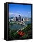 Duquesne Incline Cable Car and Ohio River, Pittsburgh, Pennsylvania, USA-Steve Vidler-Framed Stretched Canvas