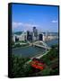 Duquesne Incline Cable Car and Ohio River, Pittsburgh, Pennsylvania, USA-Steve Vidler-Framed Stretched Canvas