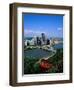 Duquesne Incline Cable Car and Ohio River, Pittsburgh, Pennsylvania, USA-Steve Vidler-Framed Photographic Print