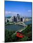 Duquesne Incline Cable Car and Ohio River, Pittsburgh, Pennsylvania, USA-Steve Vidler-Mounted Photographic Print