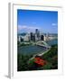 Duquesne Incline Cable Car and Ohio River, Pittsburgh, Pennsylvania, USA-Steve Vidler-Framed Photographic Print