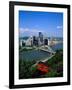 Duquesne Incline Cable Car and Ohio River, Pittsburgh, Pennsylvania, USA-Steve Vidler-Framed Photographic Print