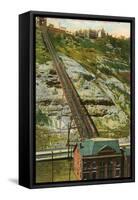 Duquesne Inlined Railway, Pittsburgh, Pennsylvania-null-Framed Stretched Canvas