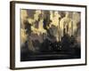 Duquesne Steel Factories at Night, Pittsburgh, Pennsylvania, c.1900-null-Framed Giclee Print