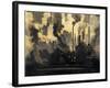 Duquesne Steel Factories at Night, Pittsburgh, Pennsylvania, c.1900-null-Framed Giclee Print