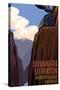 Durango and Silverton Narrow Gauge Railroad, c.2009-Lantern Press-Stretched Canvas