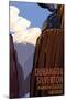 Durango and Silverton Narrow Gauge Railroad, c.2009-Lantern Press-Mounted Art Print