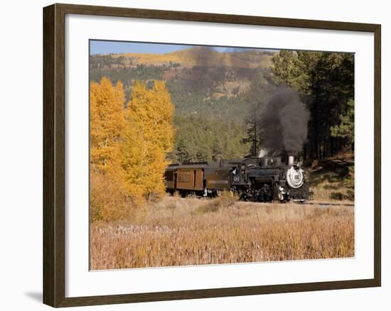 Durango and Silverton Narrow Gauge Railroad, Colorado, USA-Don Grall-Framed Photographic Print