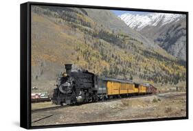 Durango and Silverton Narrow Gauge Railroad, Silverton, Colorado, Usa-Richard Maschmeyer-Framed Stretched Canvas