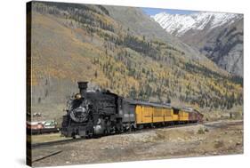 Durango and Silverton Narrow Gauge Railroad, Silverton, Colorado, Usa-Richard Maschmeyer-Stretched Canvas