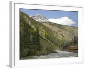 Durango and Silverton Train, Colorado, United States of America, North America-Snell Michael-Framed Photographic Print