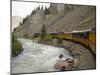 Durango and Silverton Train, Colorado, United States of America, North America-Snell Michael-Mounted Premium Photographic Print