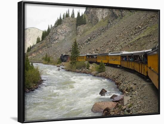 Durango and Silverton Train, Colorado, United States of America, North America-Snell Michael-Framed Photographic Print