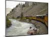 Durango and Silverton Train, Colorado, United States of America, North America-Snell Michael-Mounted Photographic Print