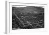 Durango, Colorado - Aerial View from Smelter Hill of Town and Airport-Lantern Press-Framed Art Print