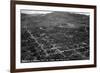 Durango, Colorado - Aerial View from Smelter Hill of Town and Airport-Lantern Press-Framed Premium Giclee Print