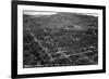 Durango, Colorado - Aerial View from Smelter Hill of Town and Airport-Lantern Press-Framed Premium Giclee Print